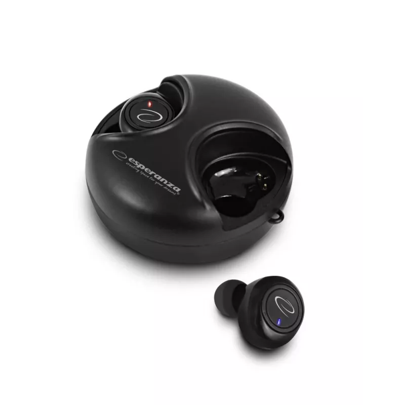 Słuchawki/zestaw słuchawkowy Esperanza EH228K Bezprzewodowe douszne Połączenia/Muzyka Micro-USB Bluetooth Czarny