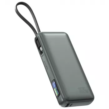 Powerbank 4smarts 541603 — Li‑Ion 20000 mAh, USB‑C + USB‑A, 165 W mocy całkowitej, 5 A, szary