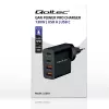 Ładowarka Qoltec GaN POWER PRO | 2xUSB-C | 2xUSB | 130W | 5-20V | 1.5-5A | XP | Czarny