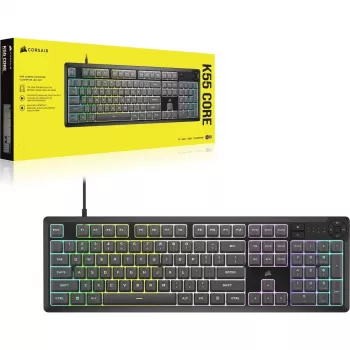 Corsair CH-9226D65-DE klawiatura Gaming USB QWERTZ niemiecka szara