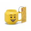 Kubek ceramiczny Room Copenhagen LEGO Happy Boy Mały Żółty 40460806 — mały kubek ceramiczny, wzór LEGO