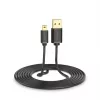 Kabel USB UGREEN US132 Mini-USB 1 m — czarny, 480 Mbit/s, szybkie ładowanie