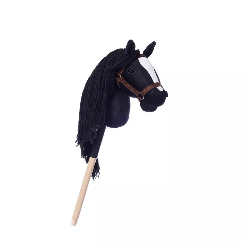 Koń na patyku HOPPIHORSE Hobby Horse A4 czarny