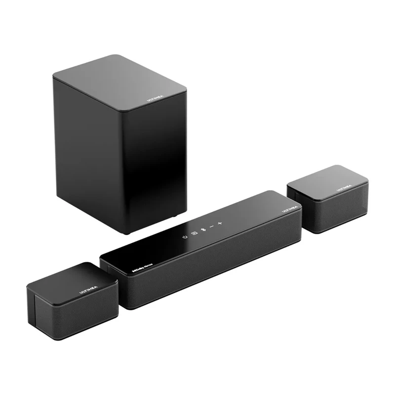Soundbar Ultimea U2520 5.1 kanałów z bezprzewodowym subwooferem, Dolby Atmos, sterowanie aplikacją, czarny