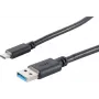 Kabel USB S/CONN 13-31045 USB 3.2 Gen 1 3m USB A USB C Czarny