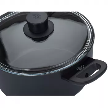 Rondel BALLARINI 75002-920-0 okrągły czarny aluminium 20 cm