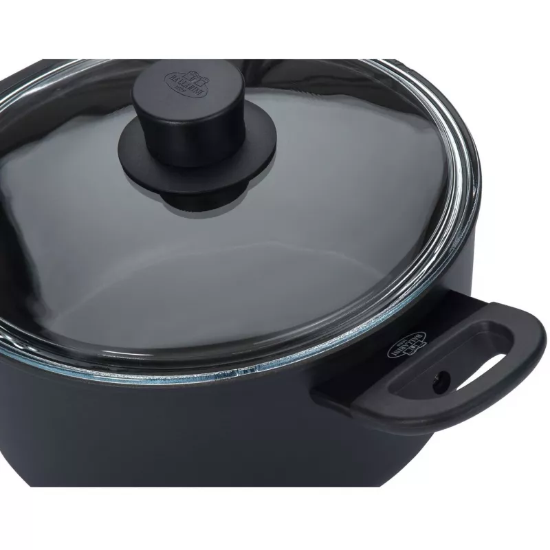 Rondel BALLARINI 75002-920-0 okrągły czarny aluminium 20 cm