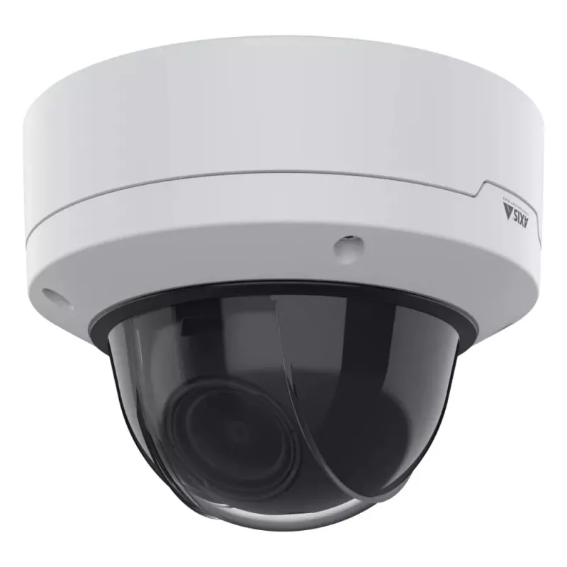 Kamera IP AXIS Q3546-LVE — kopułkowa, wewnętrzna i zewnętrzna, 2688×1512, 1/1,8 cala CMOS, 4,7–10 mm, 2,2× zoom optyczny, obrót 360°