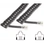 Kabel telefoniczny e+p T 15 2m Czarny