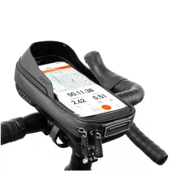 Uchwyt rowerowy na telefon FIXED FIXBIB2-BK — do smartfonów do 6,8 cala, montaż na kierownicy