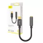 Przejściówka Baseus CATL54-01 Type-C na 3.5mm czarna