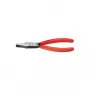 Knipex płaskie szczypce płaskie długość całkowita 140mm głowica słup czarny atram. końcówka kulkowa nakładka