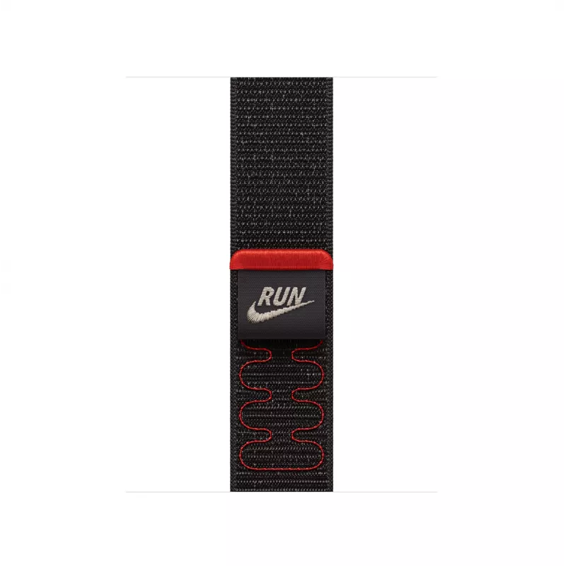 Pasek Apple Nike Sport Loop Czarny Nylon, Poliester z recyklingu, Spandex