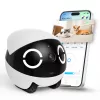 Robotyczny monitor zwierząt Enabot Rola Mini — Wi‑Fi, bateria 5000 mAh, 3 MP, pole widzenia 137°, biały/czarny