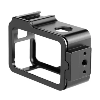 Metalowa klatka PULUZ do DJI Osmo Action 4/3 z mocowaniem na zimną stopkę, model PU928B