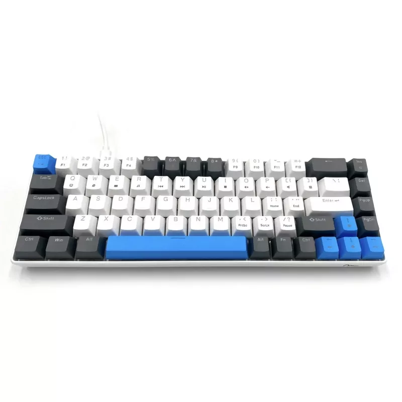 Klawiatura mechaniczna MEDIA-TECH MT1259 czerwony Core MX60, format 60%, przełączniki CHERRY MX czerwony, podświetlenie RGB, USB, wysokoprofilowe klawisze