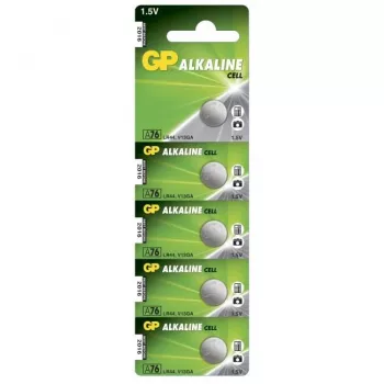 GP Battery alkaliczna bateria pastylkowa 5 szt. blister V13GA / L1154 (050.76AC5)