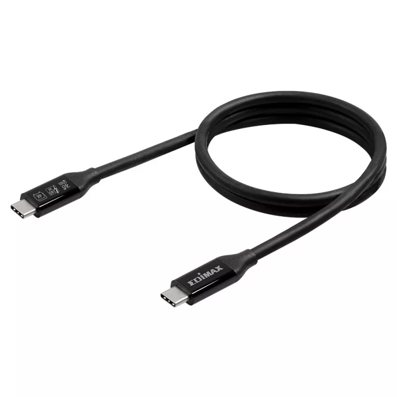 Edimax UC4 1 m 40 Gbit/s Czarny