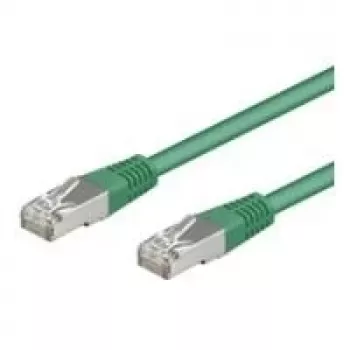 Kabel krosowy Wentronic Goobay CAT 5e, SF/UTP, zielony, 50 m - mieszanka miedzi CCA (68052)