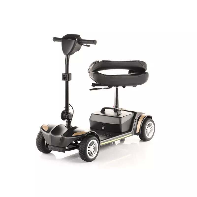 Składany skuter elektryczny VITEA CARE MINI II — silnik 270 W, bateria 12 Ah, prędkość maks. 6 km/h, obciążenie 136 kg, wyjmowana bateria