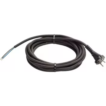 Wtyczka sieciowa AS Schwabe 70522, typ F, kabel 3 m, H05VV-F, czarna