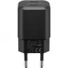 Ładowarka ścienna GOOBAY 75333 — uniwersalna wewnętrzna ładowarka AC USB-C, 2x USB-C, 35 W, czarna