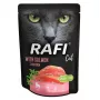 Mokra karma dla kota Dolina Noteci Rafi Cat z łososiem 300 g, koty dorosłe, 80% wilgotności, 9% białka