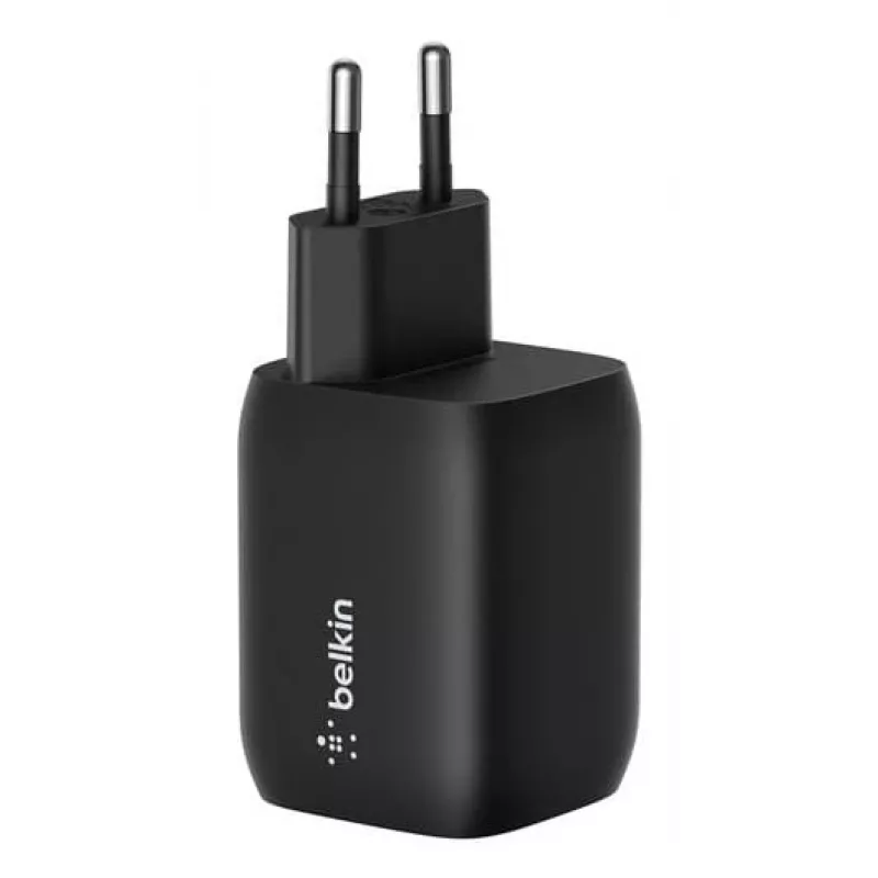 Ładowarka USB-C Dual Belkin ENA007KQBK 65 W — podwójne ładowanie USB-C PD do laptopów i urządzeń mobilnych