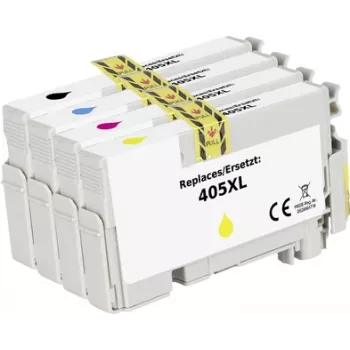 Renkforce zestaw tuszów zamiennik do Epson 405XL kompatybilny czarny, cyjan, magenta, żółty RF-I-E-405XLBKCMY4PK RF-5718866 (RF-5718866)