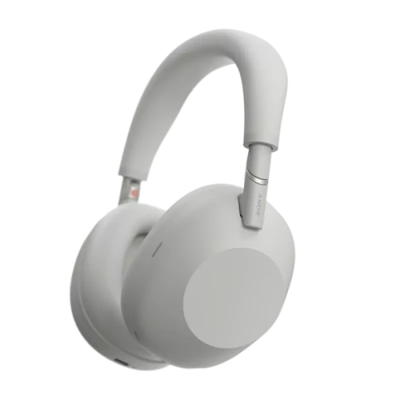 Słuchawki bezprzewodowe Sony WH-1000XM6 — redukcja hałasu, Bluetooth, platynowo-srebrny