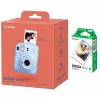 Fujifilm | Aparat Instax Mini 12 + Film Instax Mini Błyszczący (10 szt.) | Pastelowy Niebieski | 800