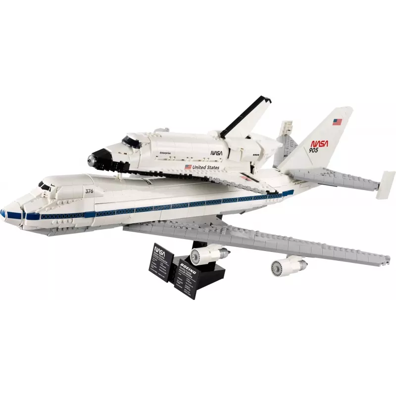 Zestaw konstrukcyjny LEGO Icons Shuttle Aircraft 10360 — 2417 elementów, model wystawowy 270 × 535 × 630 mm