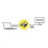 Kabel wideo ROLINE z materiałów z recyklingu, adapter, 3 m, DisplayPort – HDMI, czarny 11.45.5782