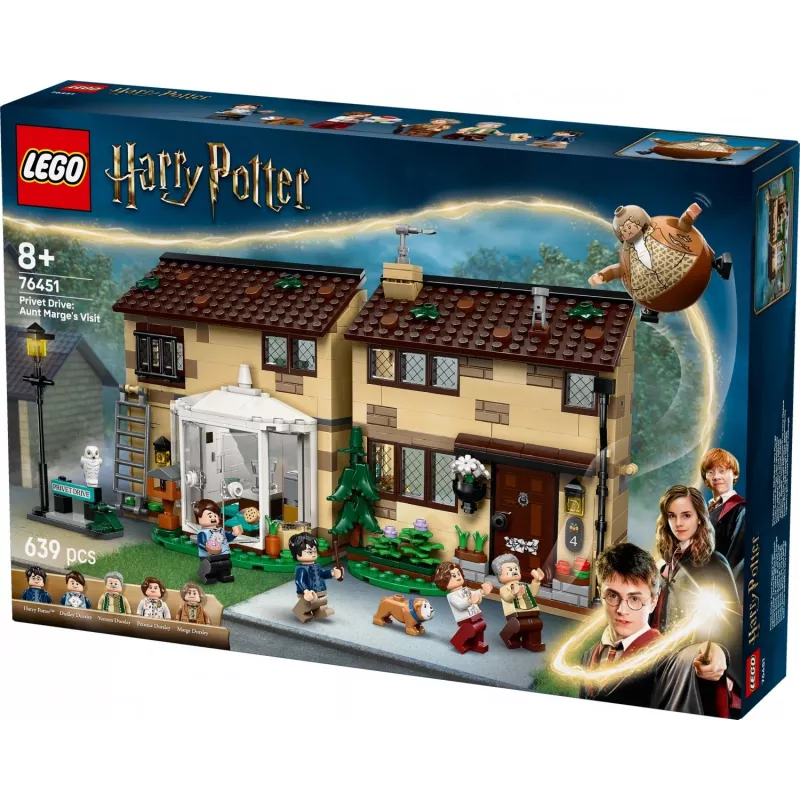 LEGO HARRY POTTER 76451 Privet Drive: Wizyta cioci Marge