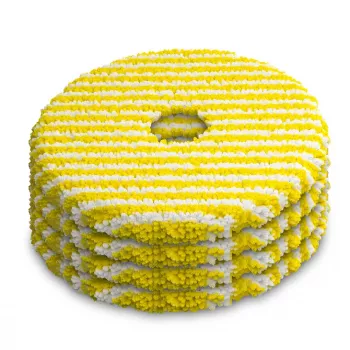 Zestaw nakładek do mopa do KARCHER RVM 4 (2.269-130.0) Żółty, Biały