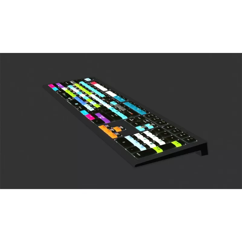 Logickeyboard Avid Media Composer Astra 2 Klawiatura uniwersalna USB QWERTY niemiecka szara