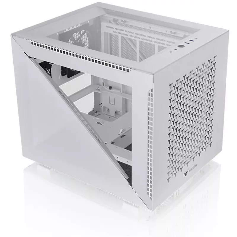 Obudowa PC Thermaltake Divider 200 TG Air Snow Micro Tower Biała