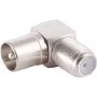 Kątowy adapter IEC ShiverPeaks BS85209 — gniazdo IEC C13 na wtyk IEC C14 pod kątem prostym