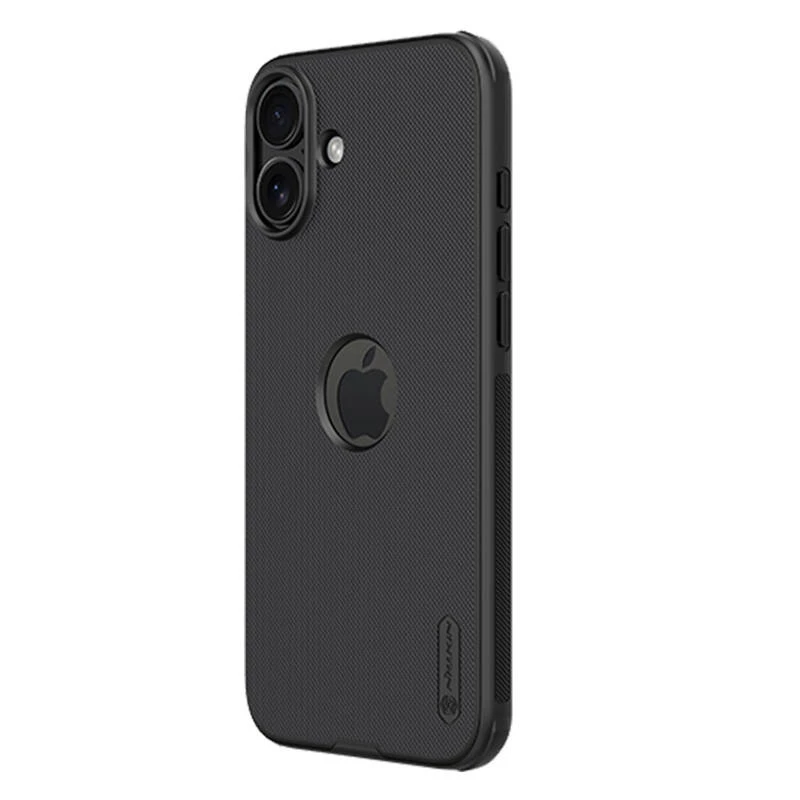 Etui ochronne Nillkin do iPhone 16 Plus Super Frosted Pro — czarne, cienka twarda skorupa