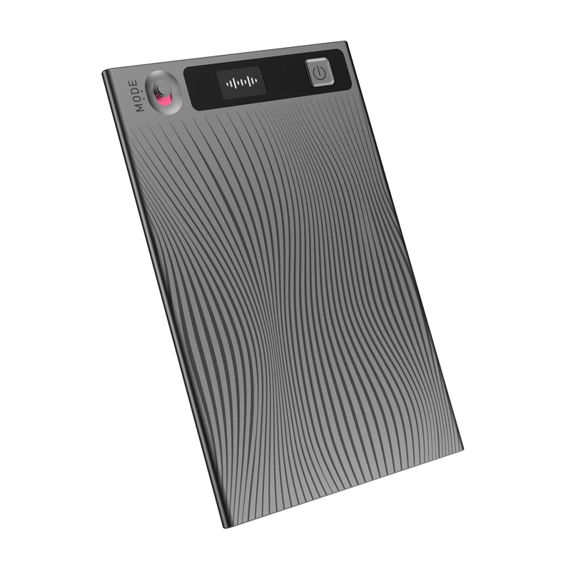 Dyktafon Mobvoi TicNote szary z 16 GB pamięci, kompaktowy dyktafon cyfrowy