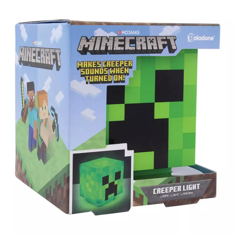 Paladone Minecraft Creeper 3D Design Lamp PP6595MCFV3 — Lampa stołowa/wisząca