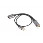 Adapter HDMI(M)-DisplayPort(F) 4K 20 AD-HD-DP-0