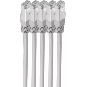Kabel sieciowy shiverpeaks BS75711-H0.25-SET5 szary 0,25 m Cat6 S/FTP (S-STP) (BS75711-H0.25-SET5)