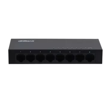 Dahua Technology SG1008-EUR przełącznik sieciowy niezarządzalny L2 Gigabit Ethernet (10/100/1000) Czarny