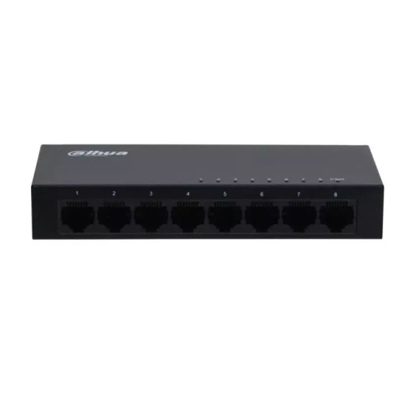 Dahua Technology SG1008-EUR przełącznik sieciowy niezarządzalny L2 Gigabit Ethernet (10/100/1000) Czarny