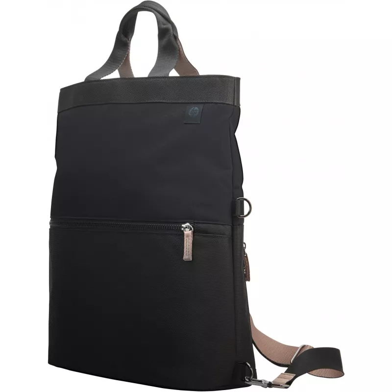 HP 14-calowy plecak-torba do laptopa 2w1 Rodzaj etui: Plecak Maksymalny rozmiar ekranu: 35,8 cm Waga: 770 g Monochromatyczne