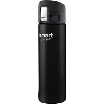 Kubek termiczny LAMART LT4045 400 ml stal nierdzewna próżniowo izolowany kubek podróżny, Ø 6,4 cm