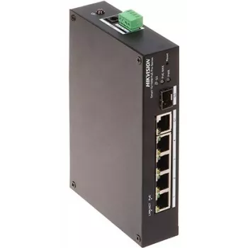 Managed Switch Hikvision DS-3T1306P-SI/HS L2 PoE 5 Ports 10/100