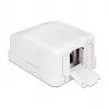 Puszka elektryczna DeLOCK 86235 Biała Szerokość 65 mm Głębokość 47 mm Wysokość 29 mm