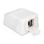 Puszka elektryczna DeLOCK 86235 Biała Szerokość 65 mm Głębokość 47 mm Wysokość 29 mm